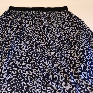 2xl Lularoe Lola skirt, leopard print